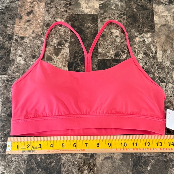 LULULEMON FLOW Y BRA GLAZE PINK COLOR SIZE 10 NWT - Picture 6 of 9
